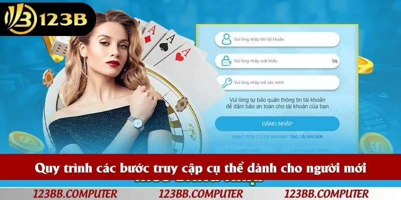 Quy trình các bước truy cập cụ thể dành cho người mới