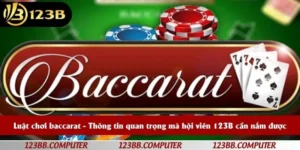 Luật chơi baccarat